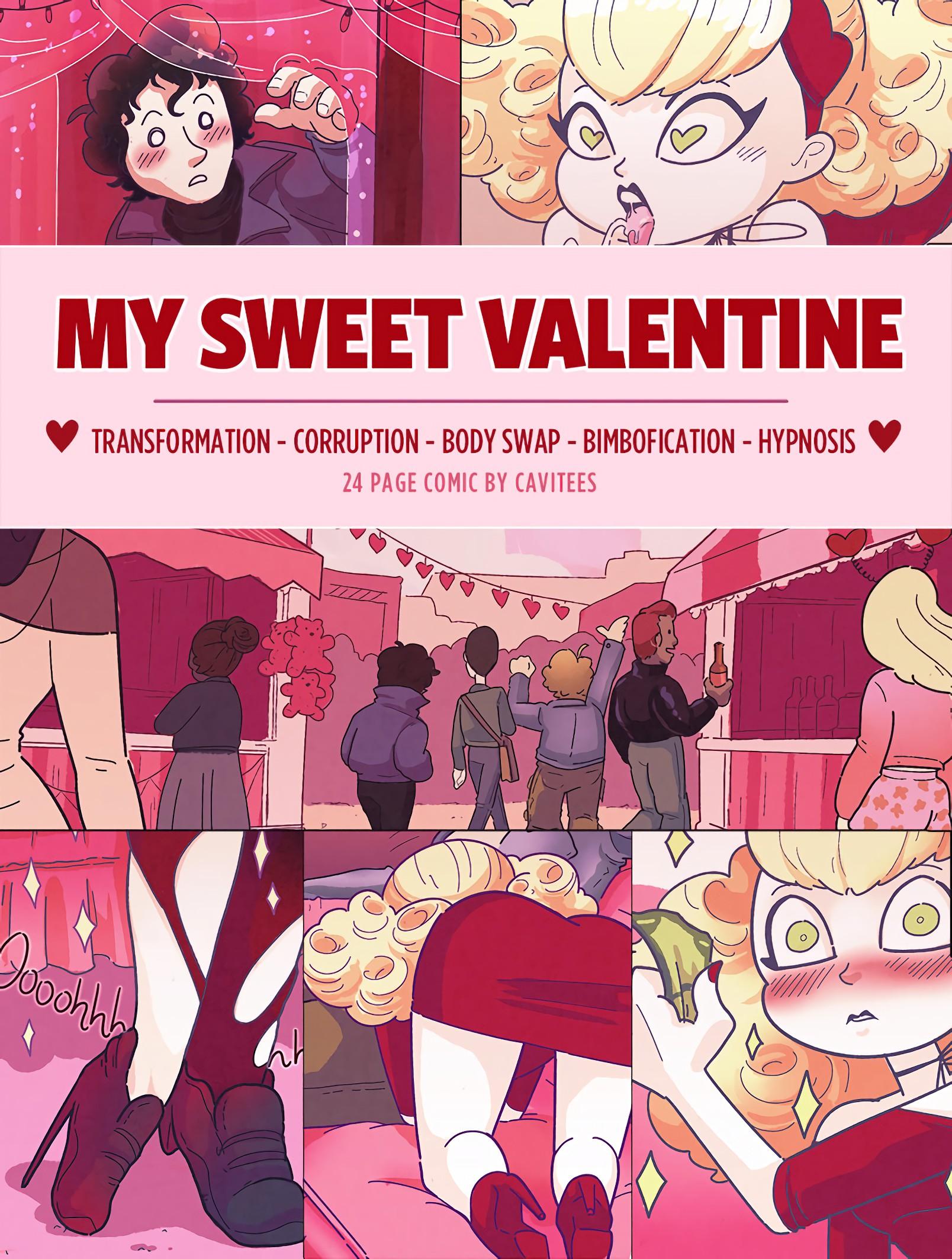 My Sweet Valentine - adult comic cover