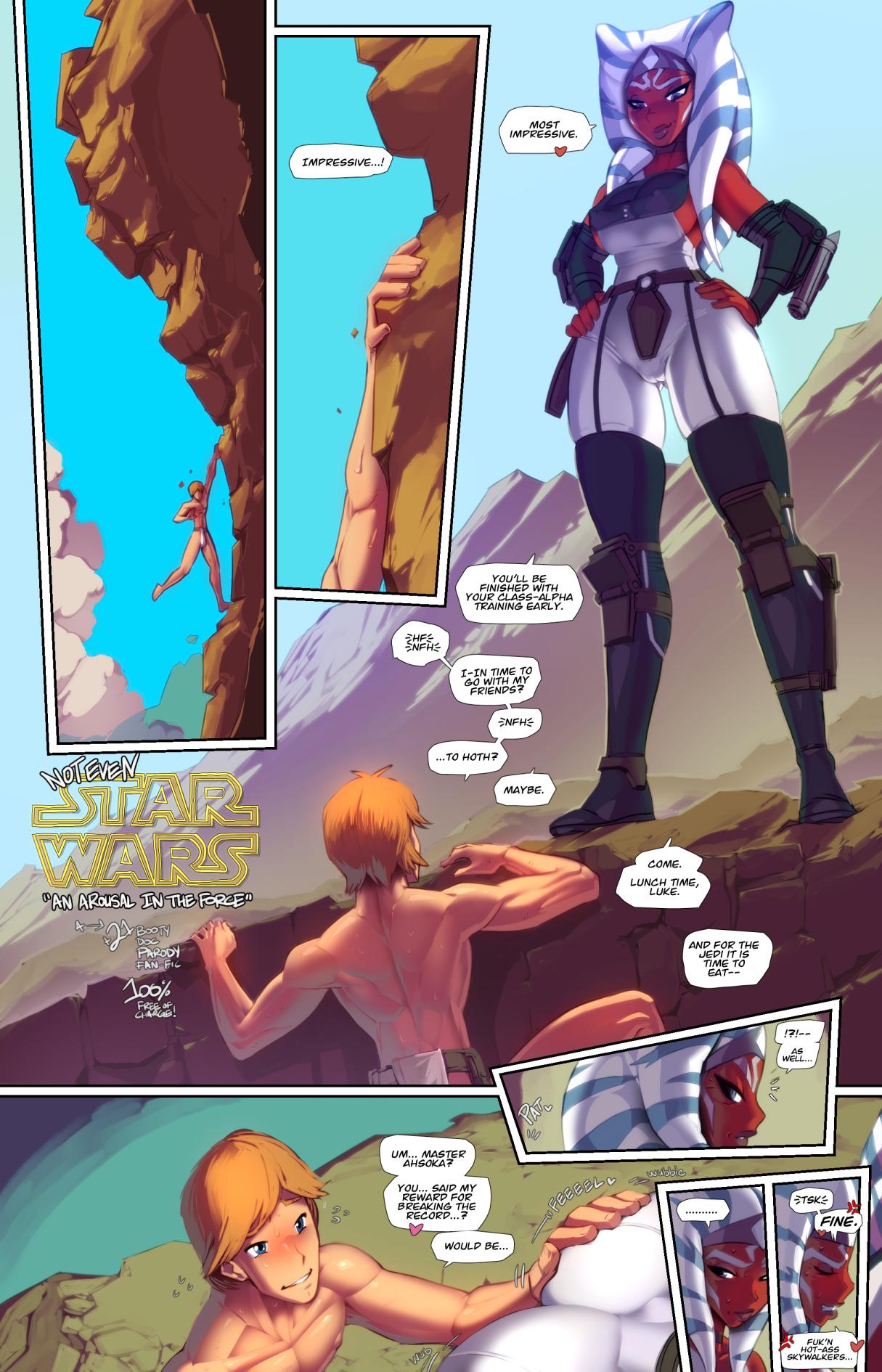 Not Even Star Wars Arousal - adult comic cover