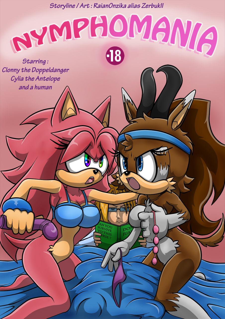 Nymphomania - adult comic cover