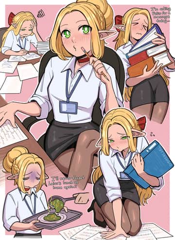 Office Elf Wife - Read free adult comic online
