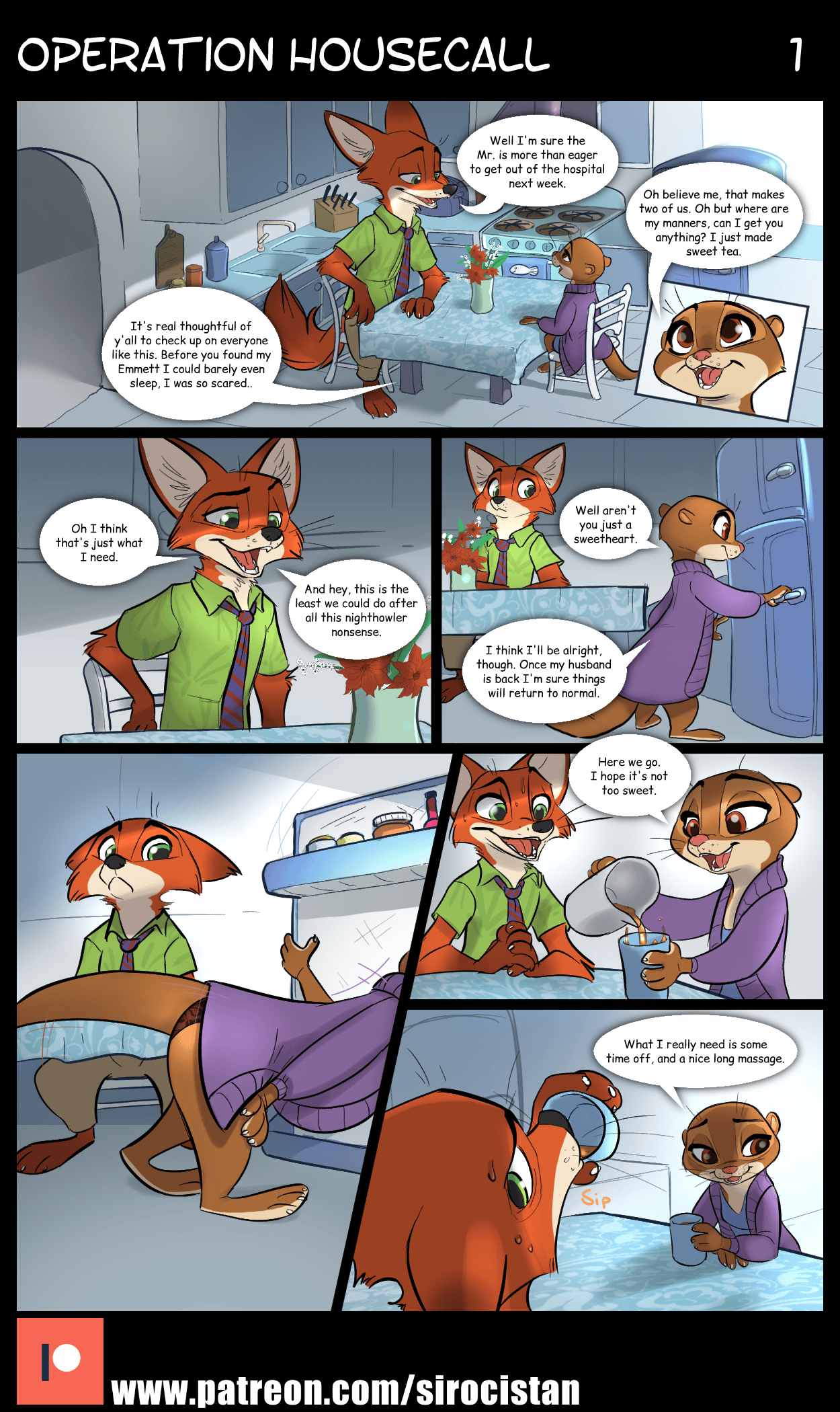 Operation Housecall - adult comic cover