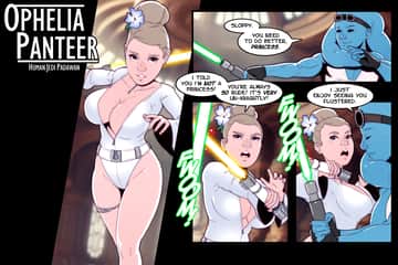 Ophelia Panteer - Human Jedi Padawan - Read free adult comic online