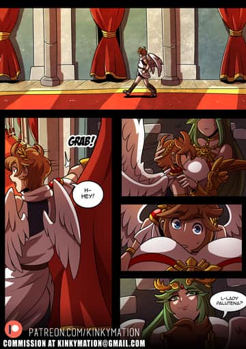 Palutena and Pit 2 - Read free adult comic online