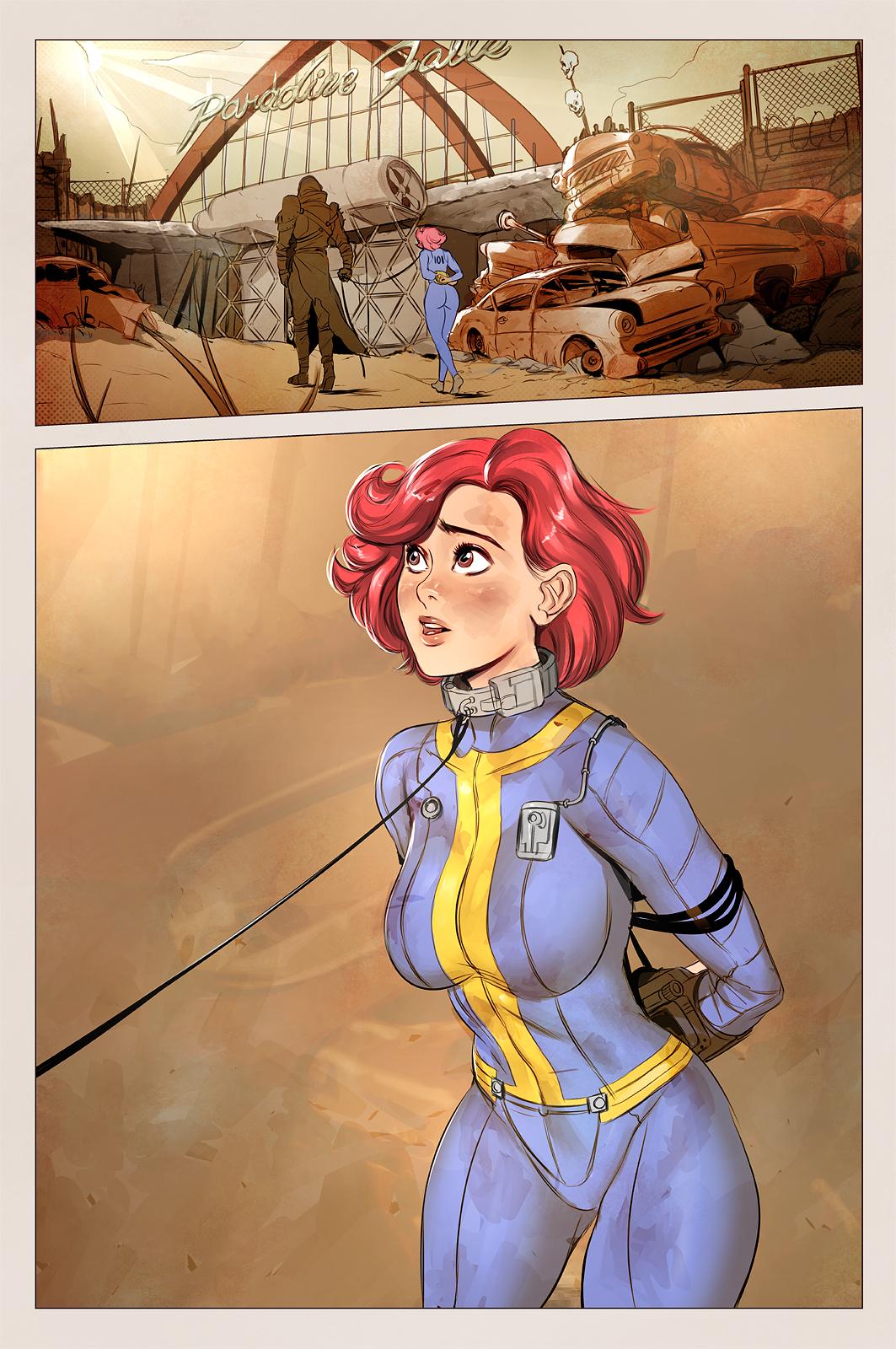 Paradise Falls - adult comic cover