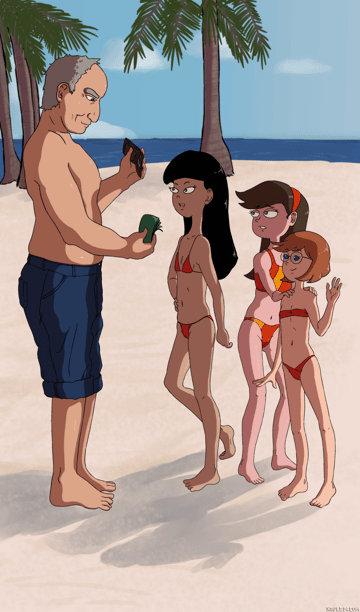 Part-time at the beach - Read free adult comic online