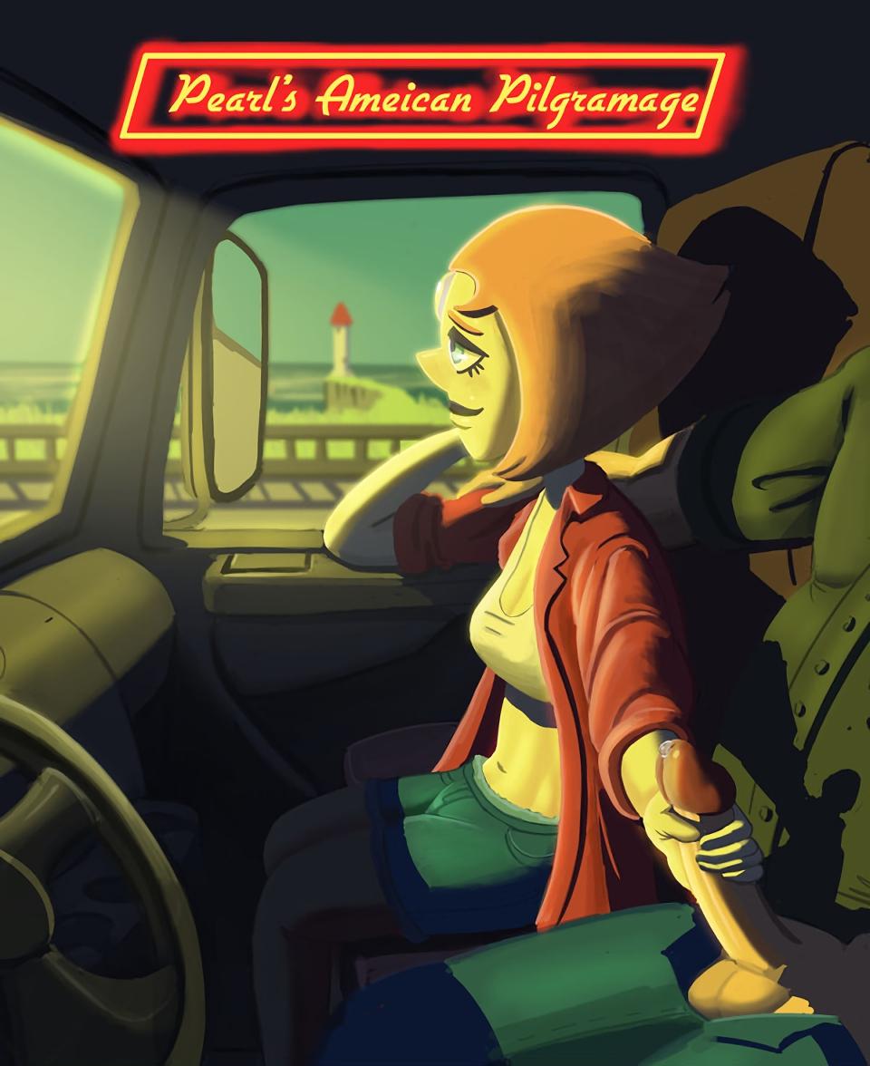 Pearl's American Pilgrimage - adult comic cover