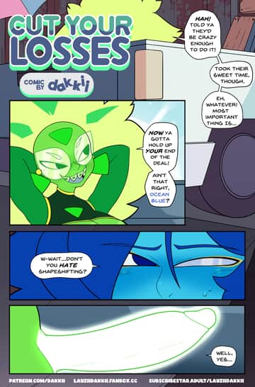 Peridot and Lapis Lazuli Cut Your Loses - Read free adult comic online