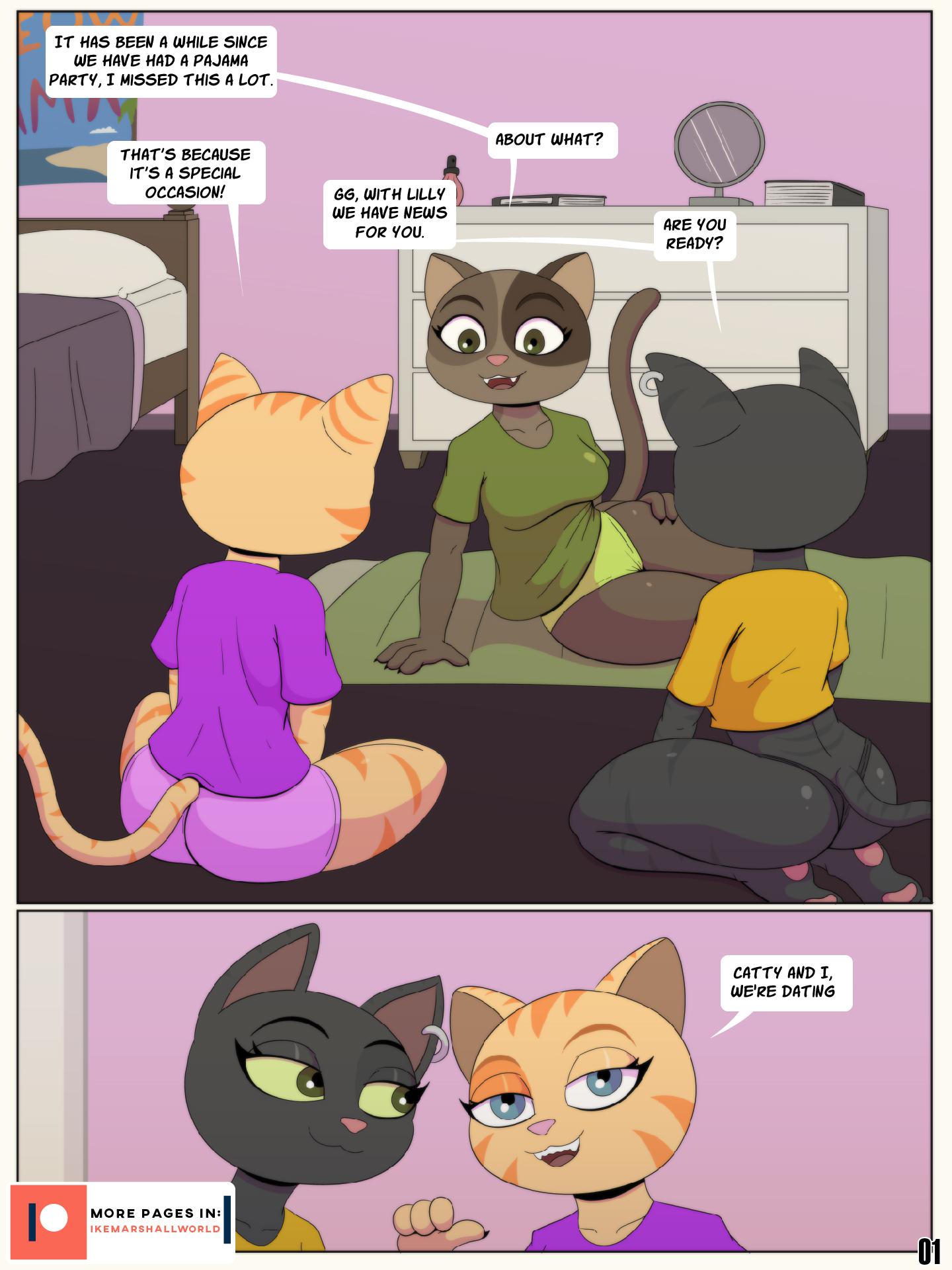 Pijama Party - adult comic cover