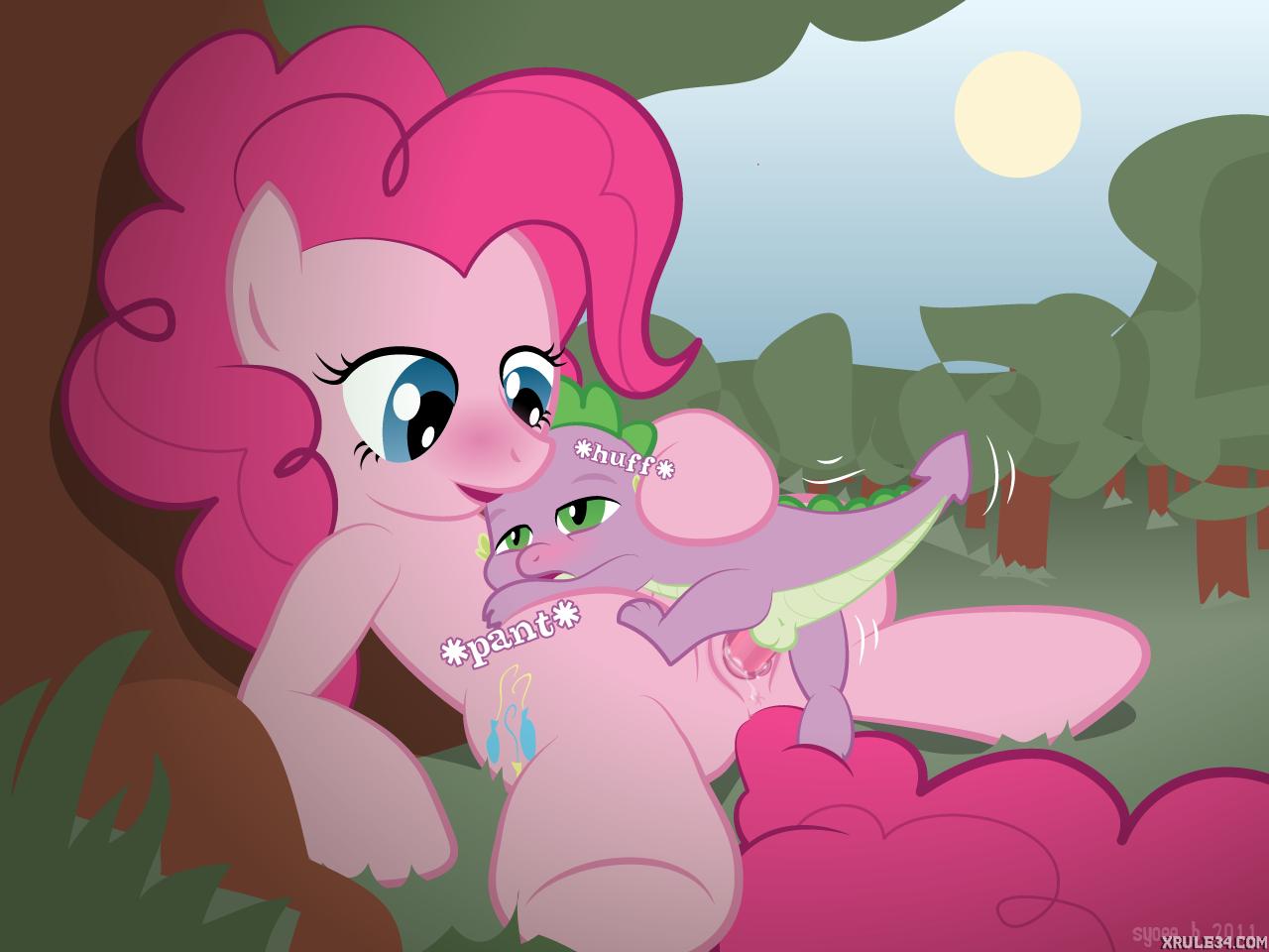 Pinkie Pie and Spike - adult comic cover