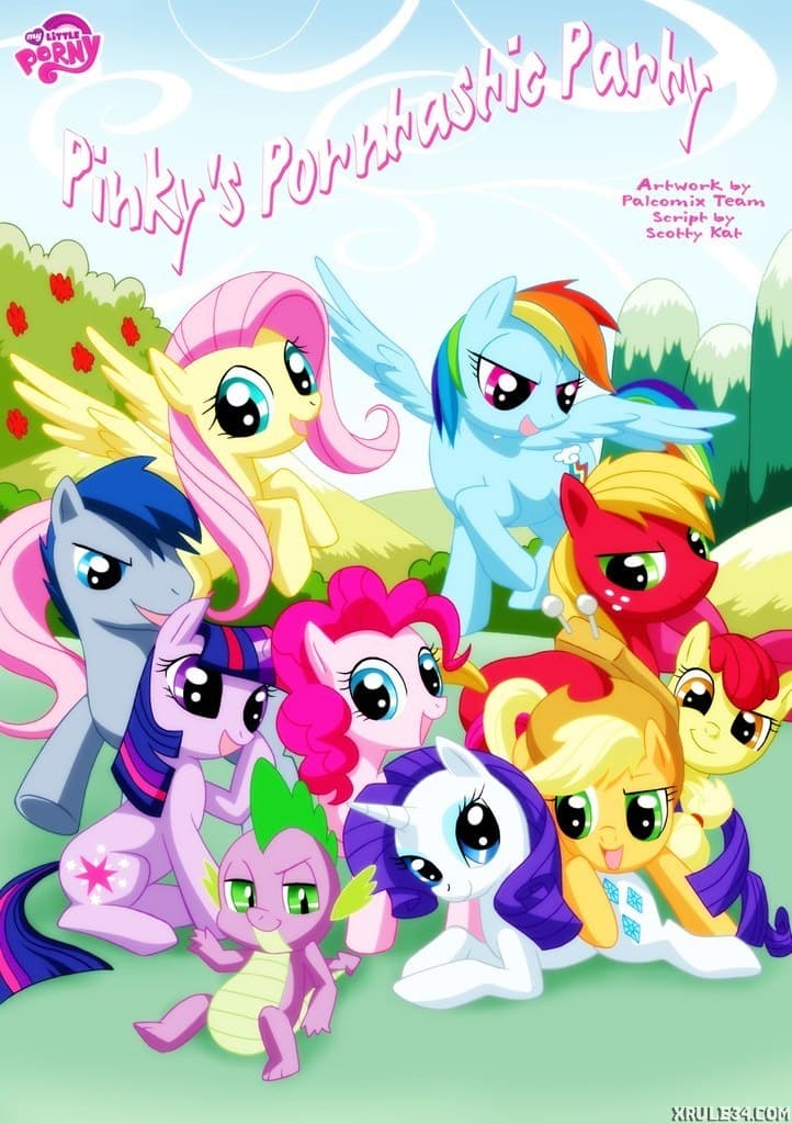 Pinky's Porntastic Party - adult comic cover