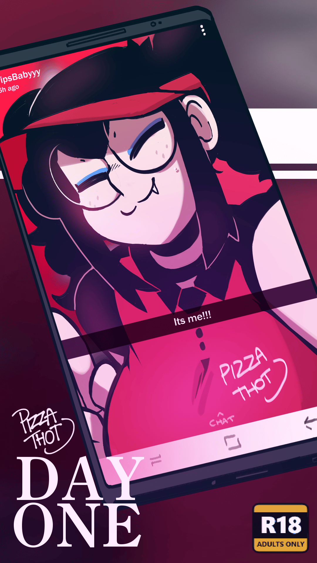 PizzaThot - Day One - adult comic cover