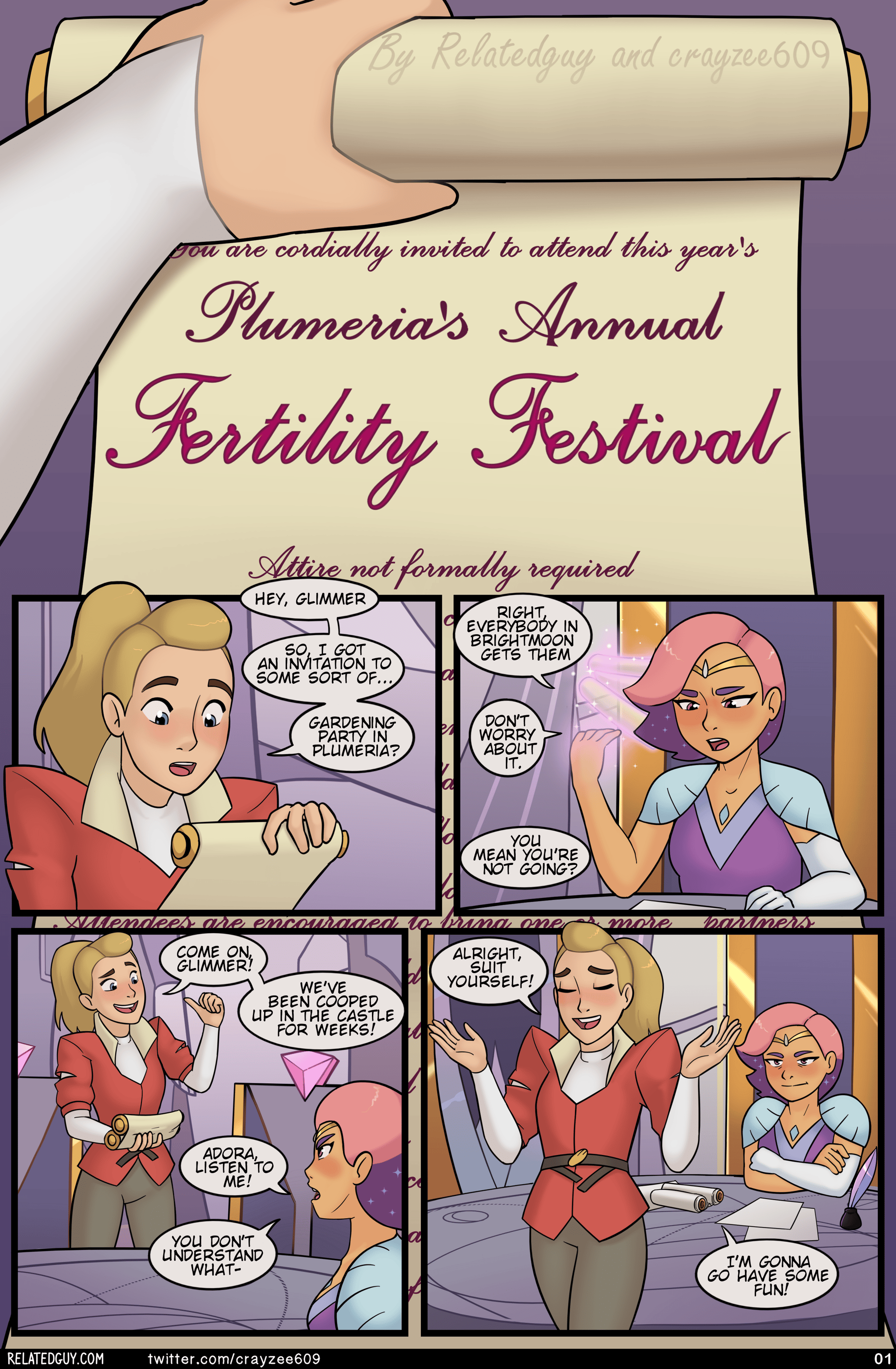 Plumera's Annual Fertility Festival - adult comic cover