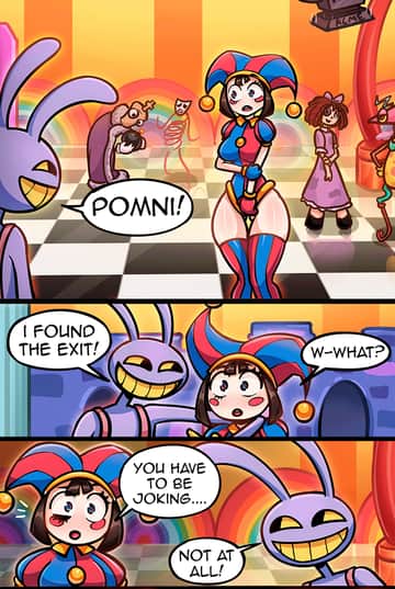 Pomni Found The Wrong Exit Door - Read free adult comic online