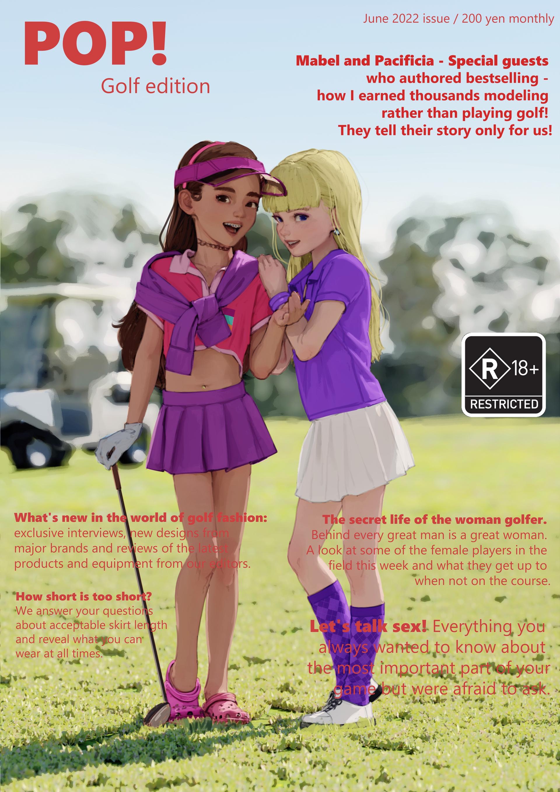 POP! Golf Edition - adult comic cover