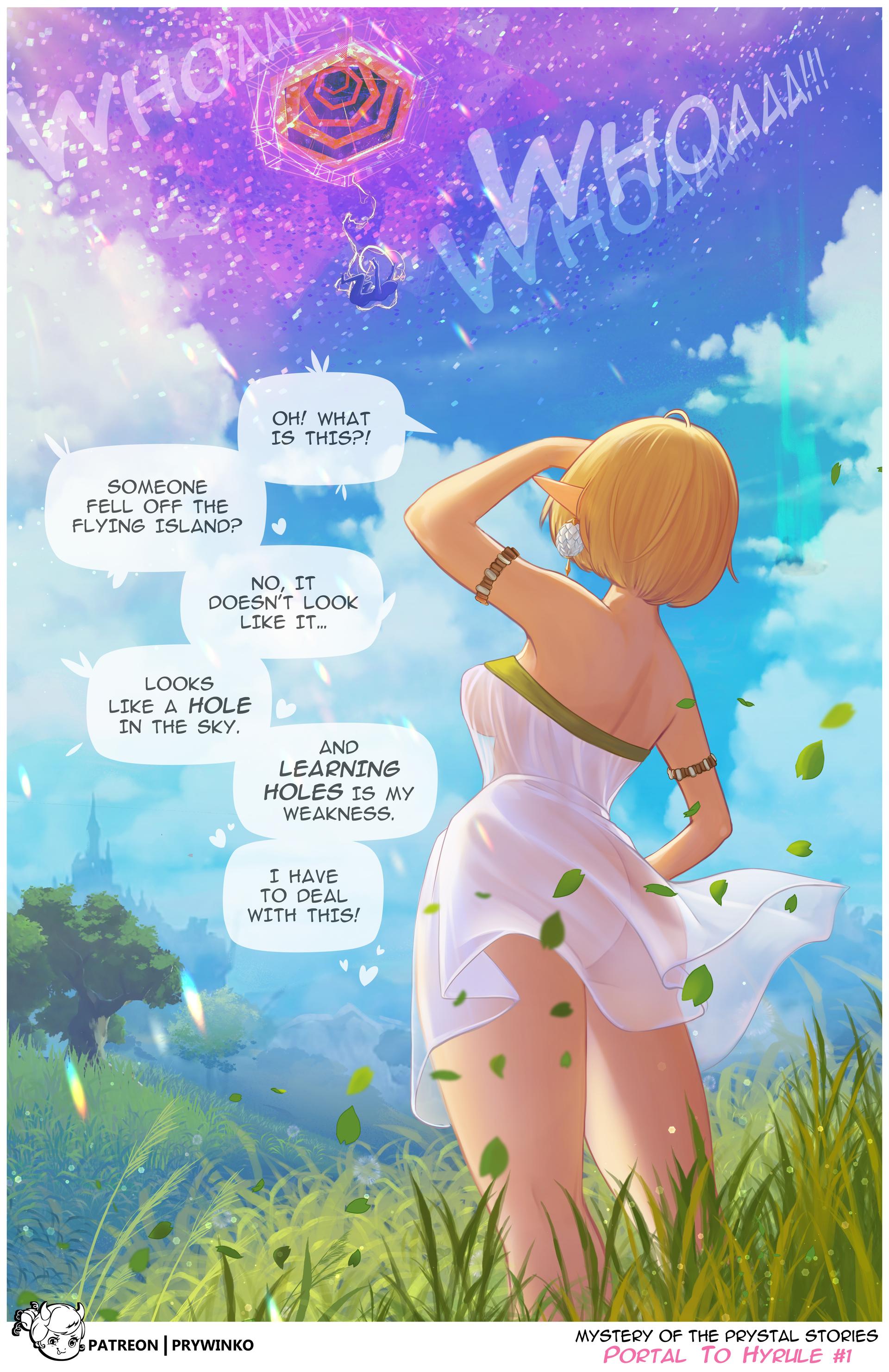 Portal to Hyrule 1 - adult comic cover