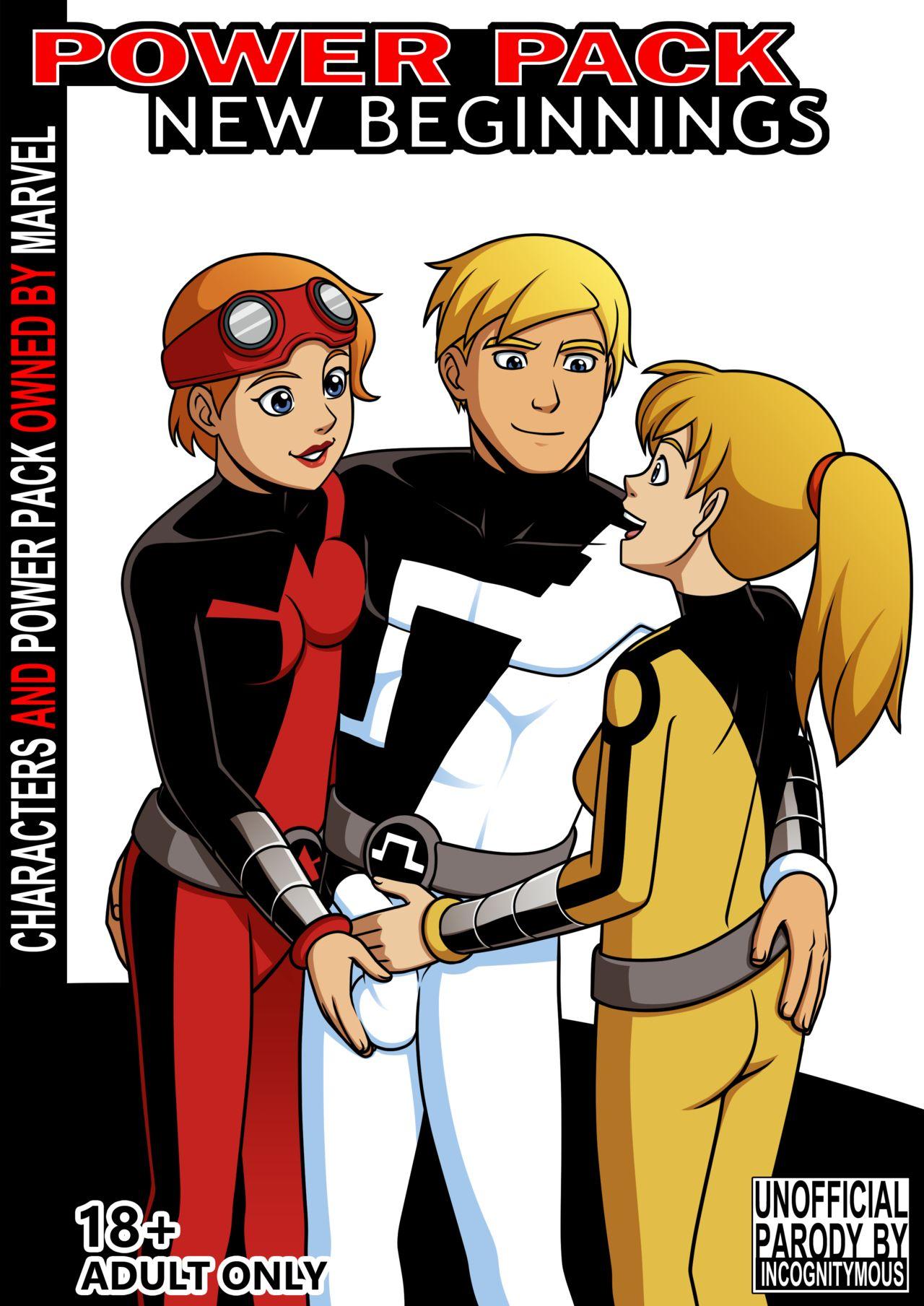 Power Pack - New Beginnings - adult comic cover