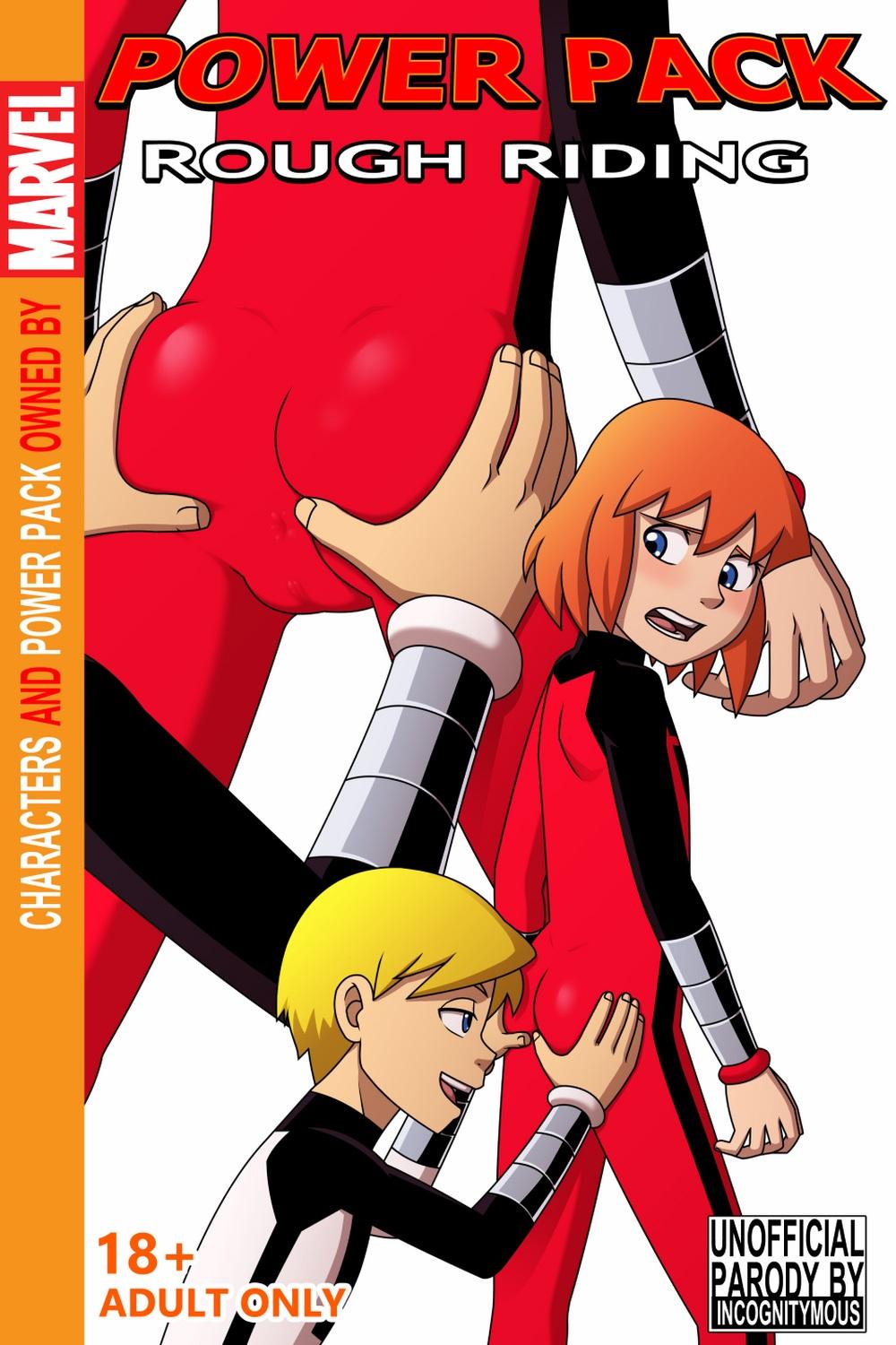Power Pack - Rough Riding - adult comic cover