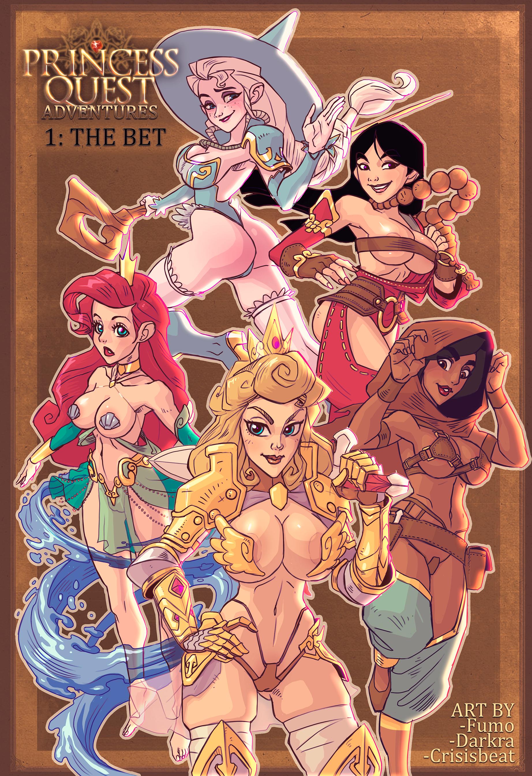 Princess Quest Adventures 1: The Bet - adult comic cover