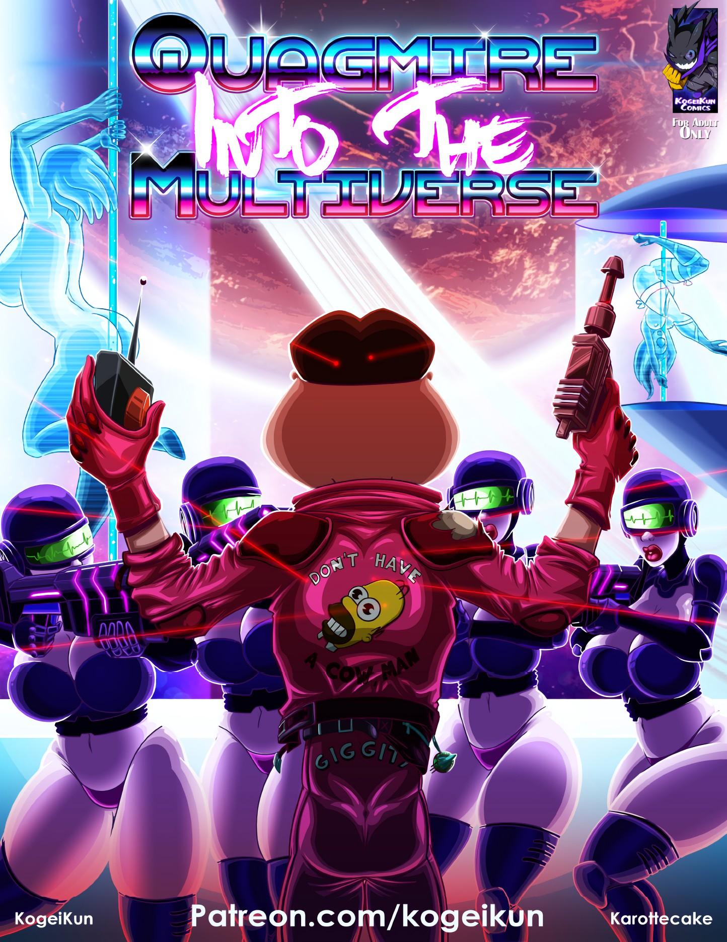 Quagmire - Into the Multiverse - adult comic cover