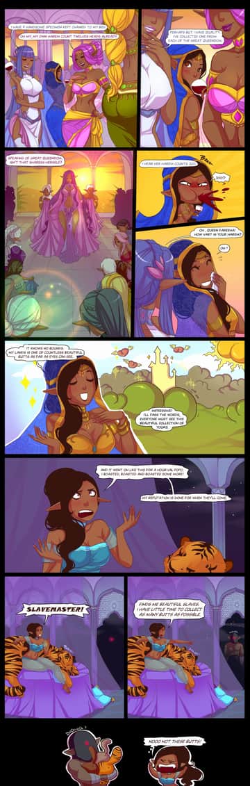 Queen of Butts - Read free adult comic online