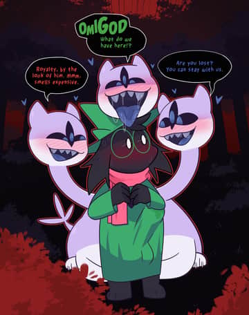 Ralsei x Clover - Read free adult comic online
