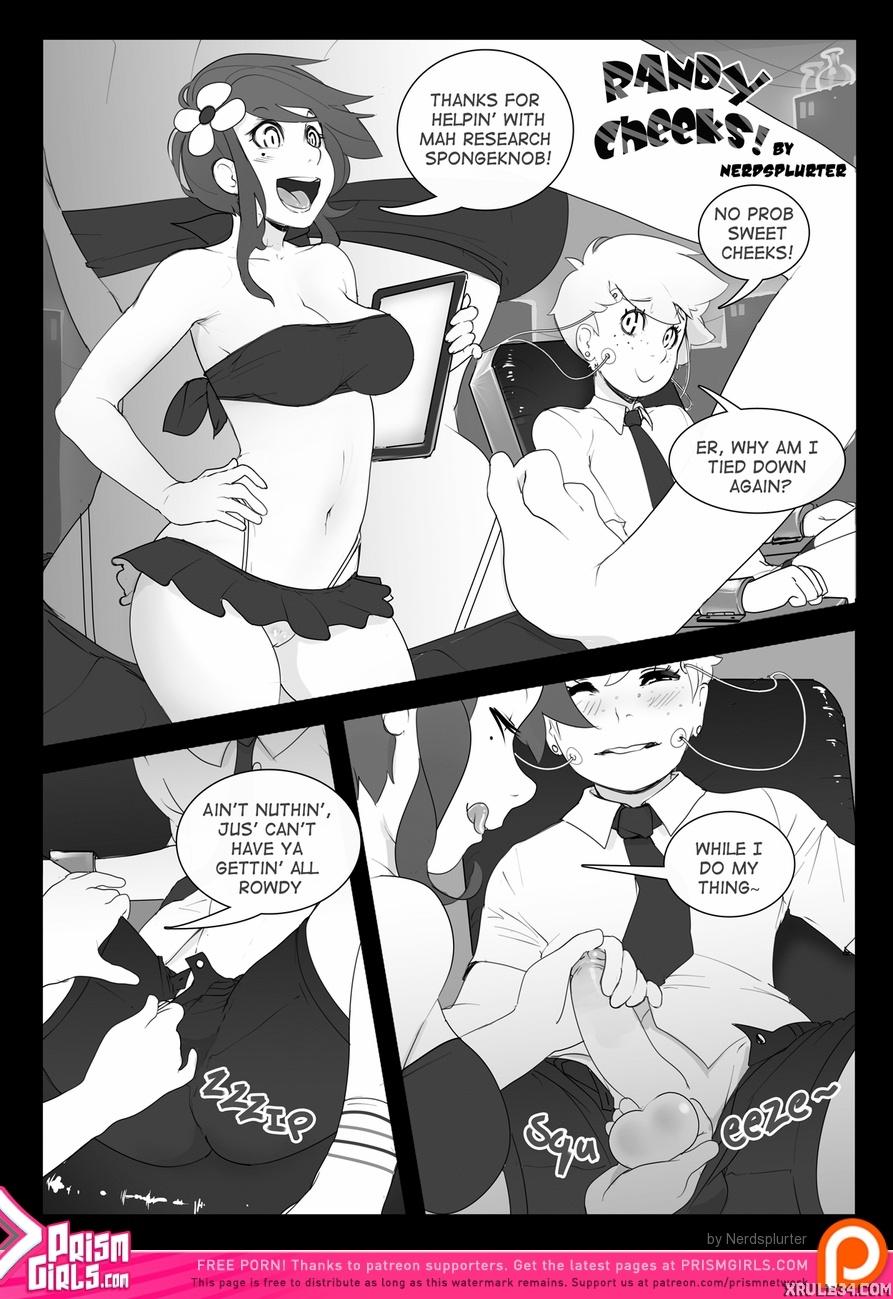 Randy Cheeks - adult comic cover