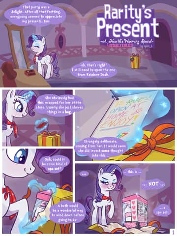 Rarity's Present - Read free adult comic online