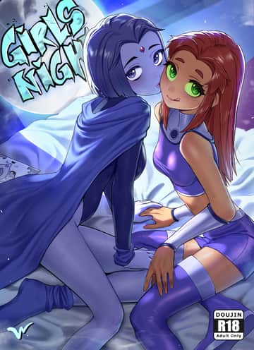 Raven x Starfire - Read free adult comic online