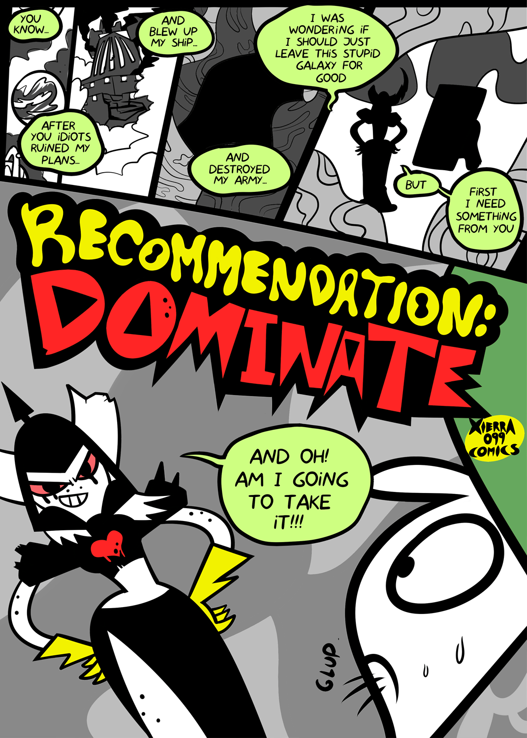 Recommendation: DOMINATE - adult comic cover