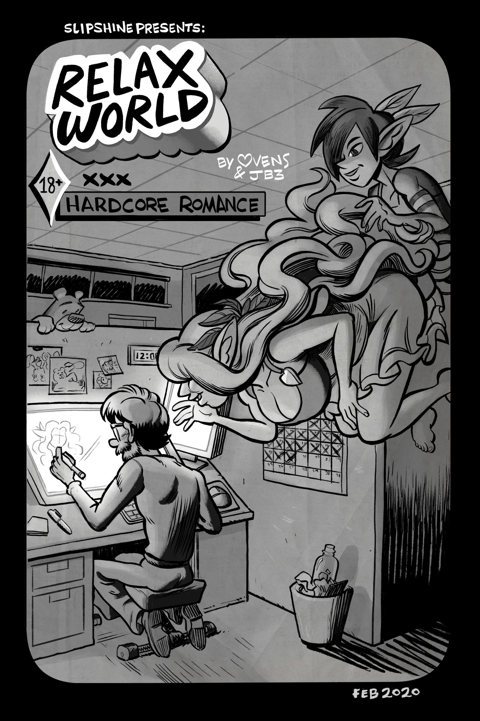 Relax World - adult comic cover