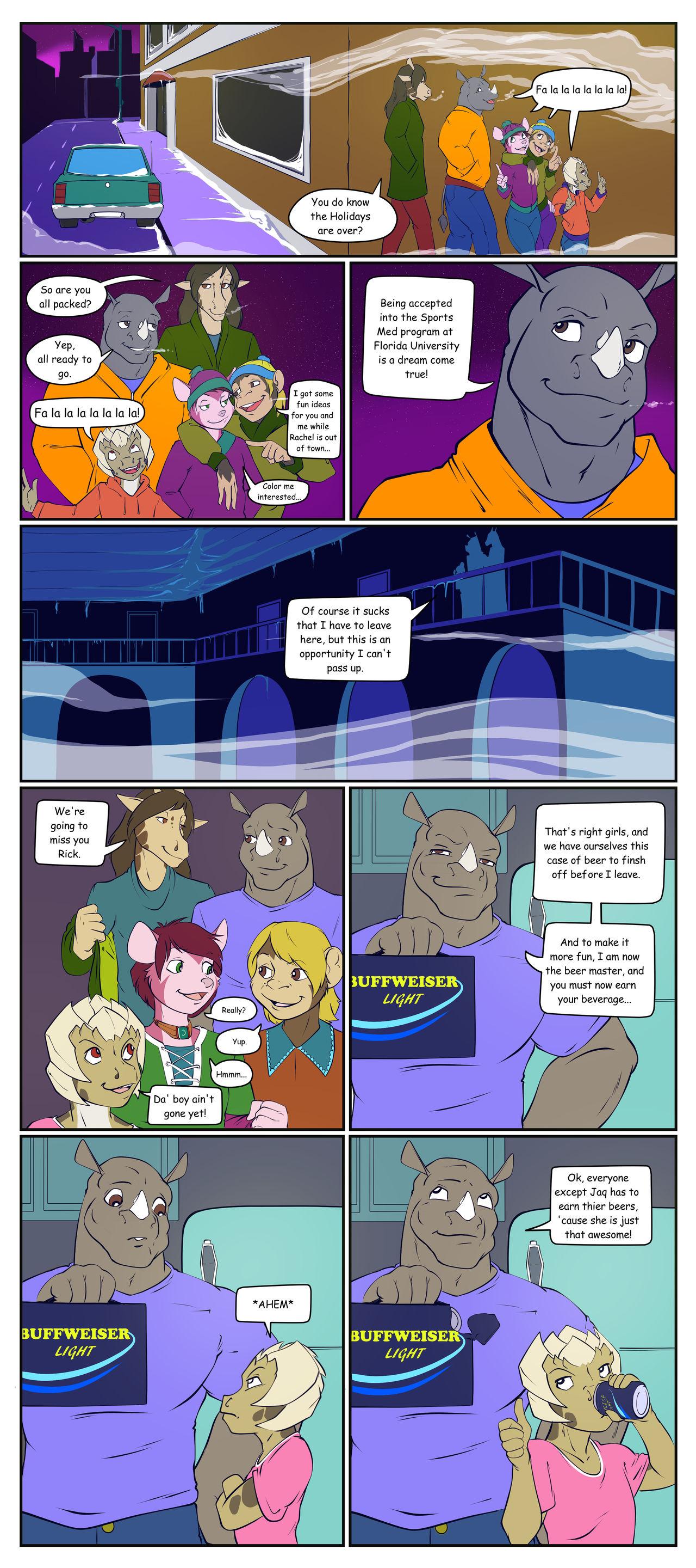 Rick's Goodbye Party - adult comic cover