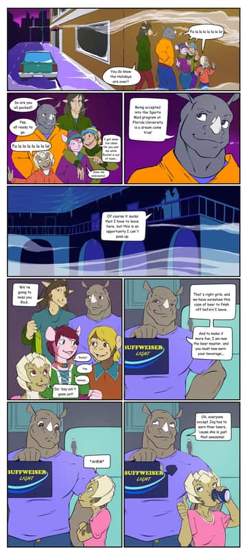 Rick's Goodbye Party - Read free adult comic online