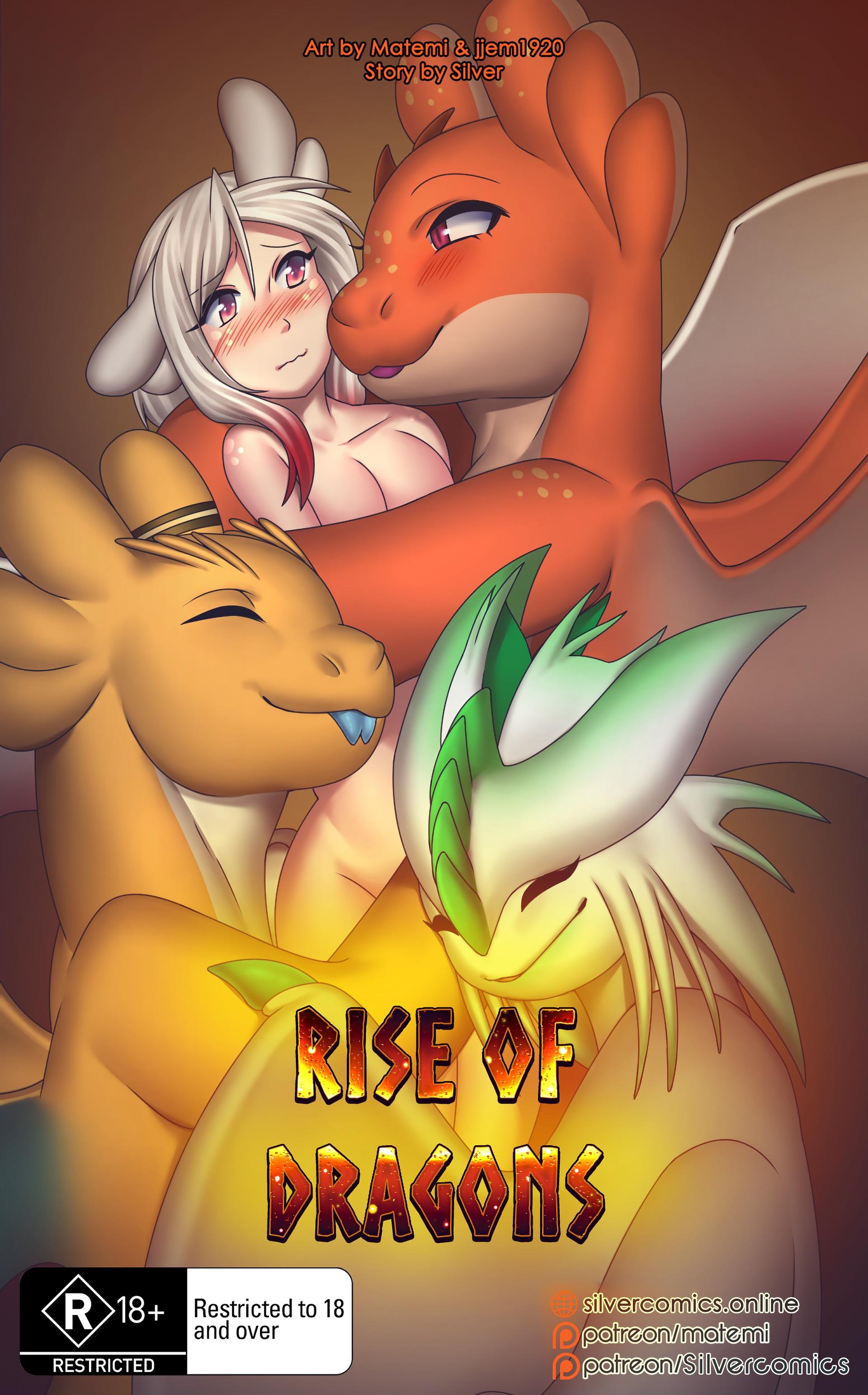 Rise of Dragons - adult comic cover