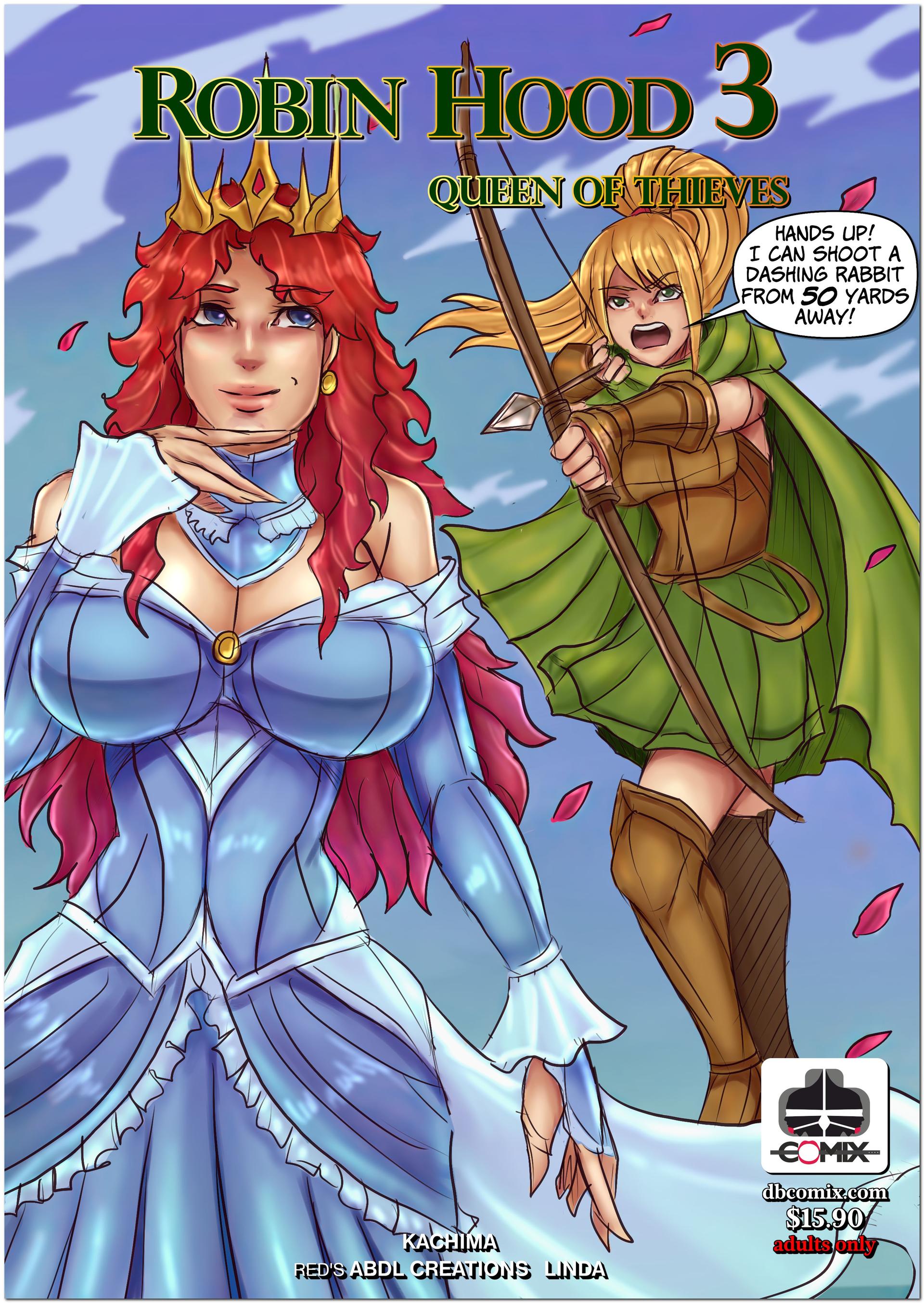 Robin Hood the Queen of Thieves 3 - adult comic cover
