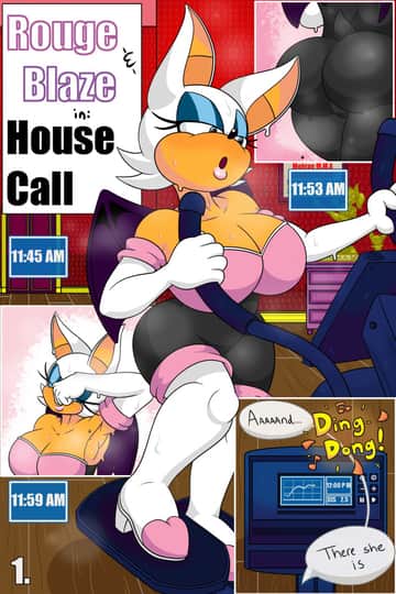 Rouge and Blaze in: House Call - Read free adult comic online