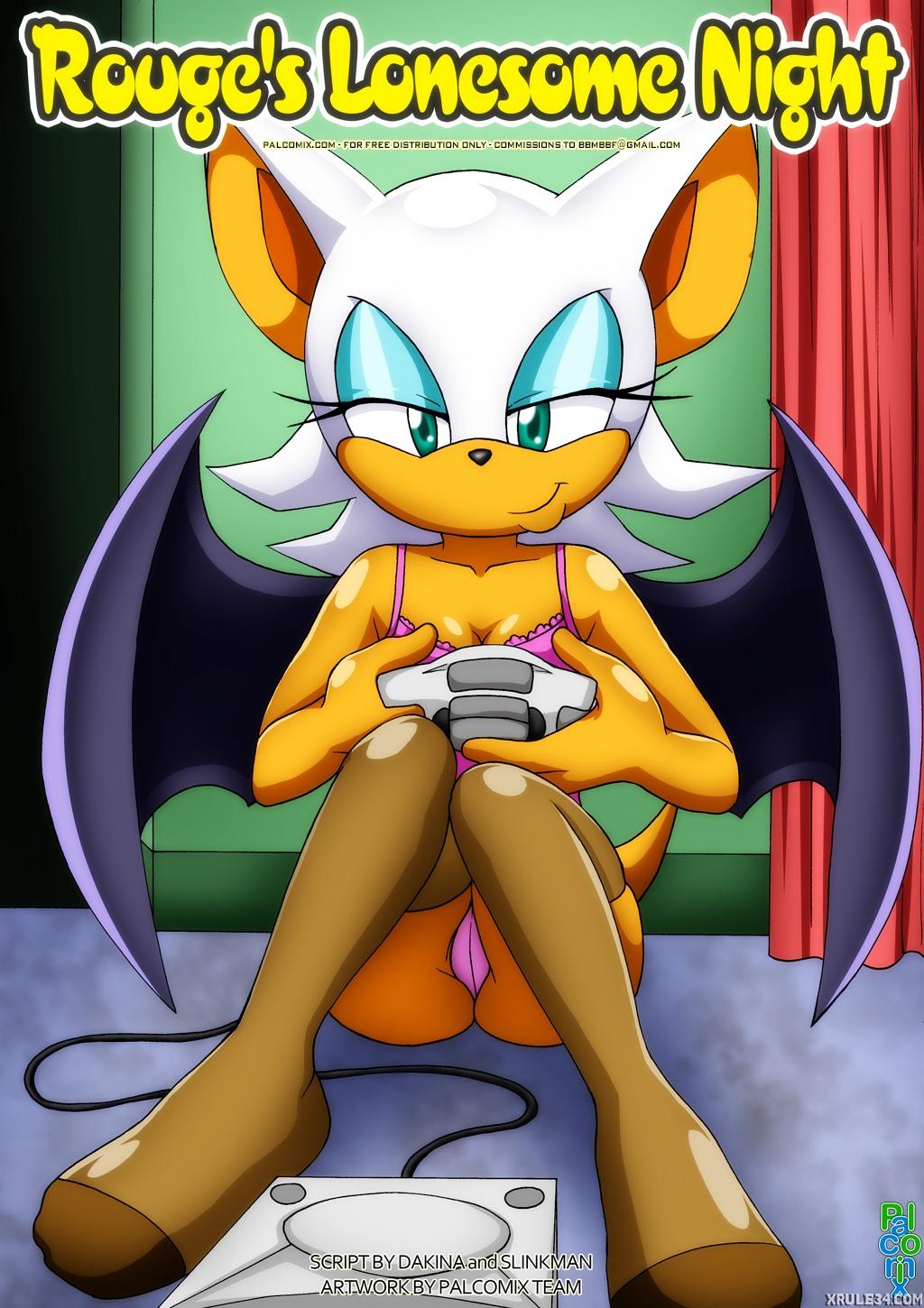 Rouge's Lonesome Night - adult comic cover