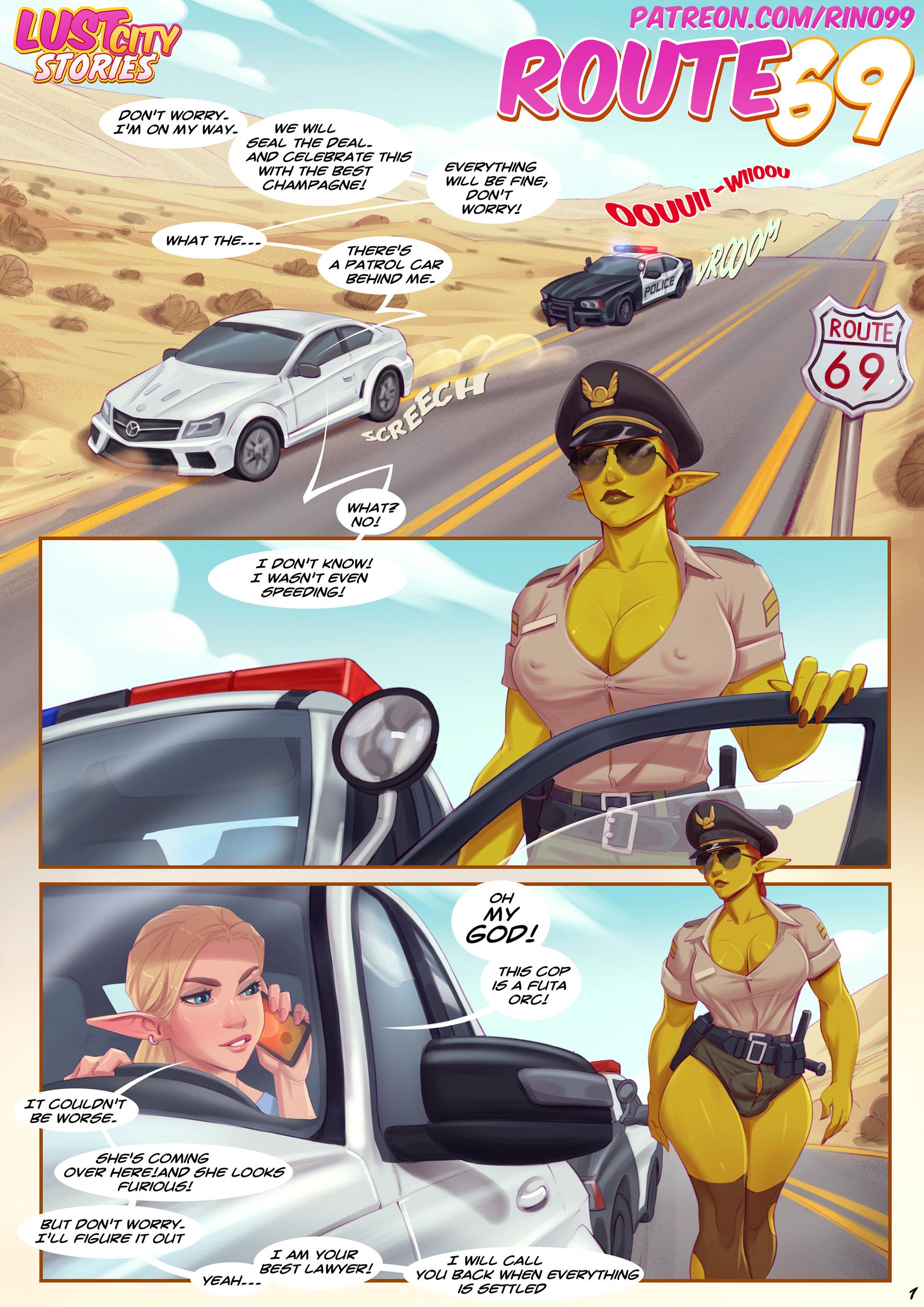 Route 69 - adult comic cover