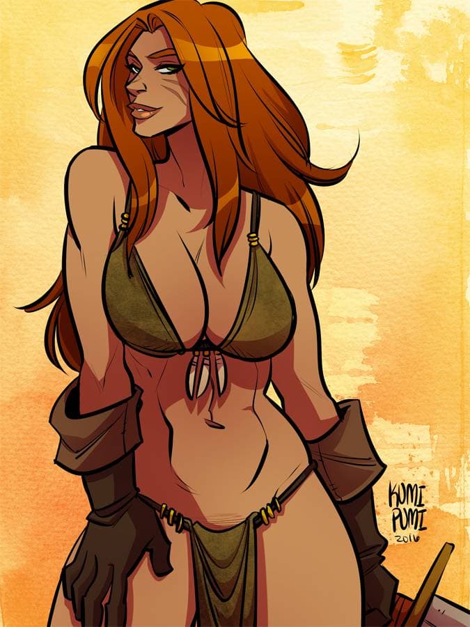 Rowena the Barbarian - adult comic cover