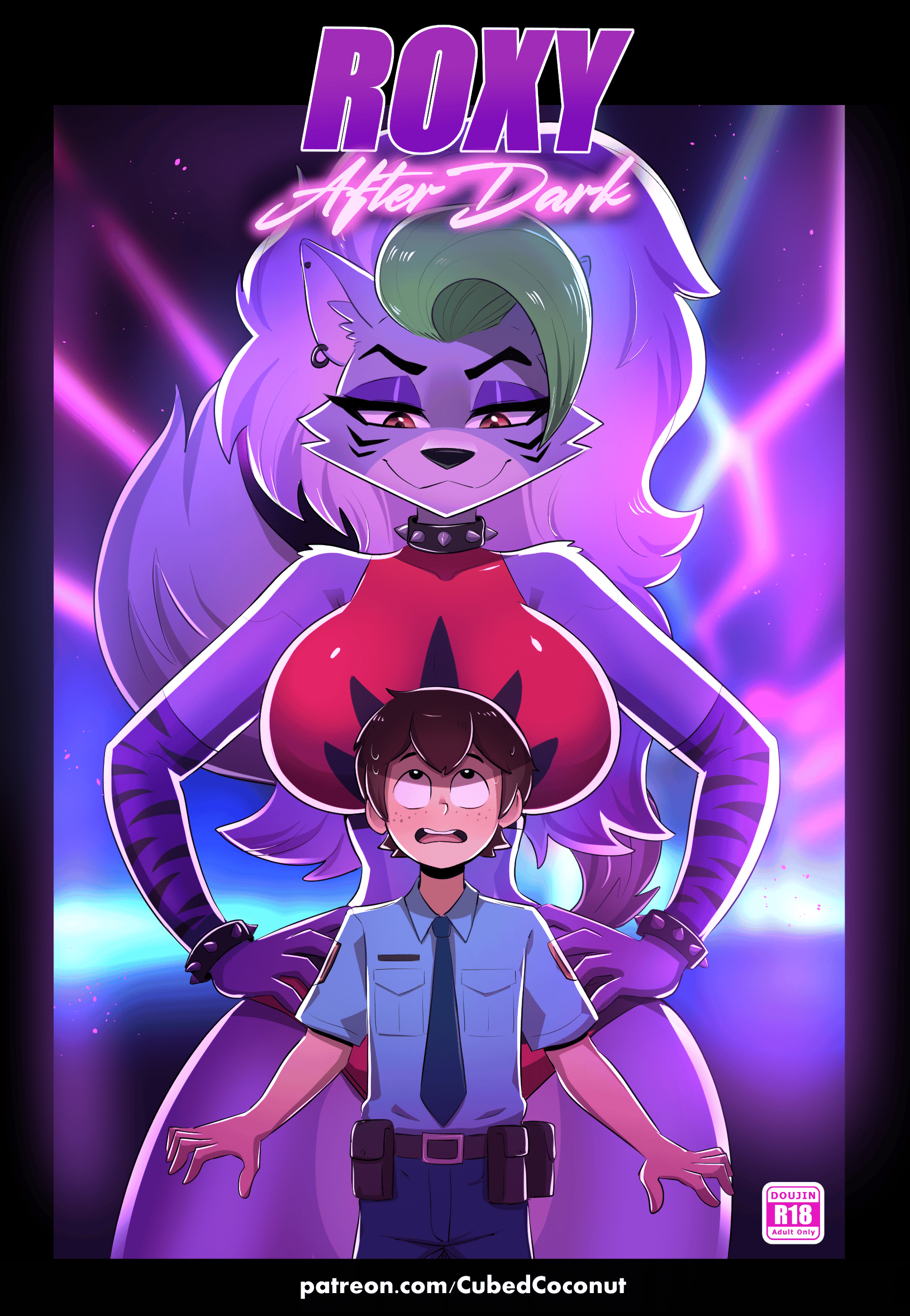 Roxy After Dark - adult comic cover