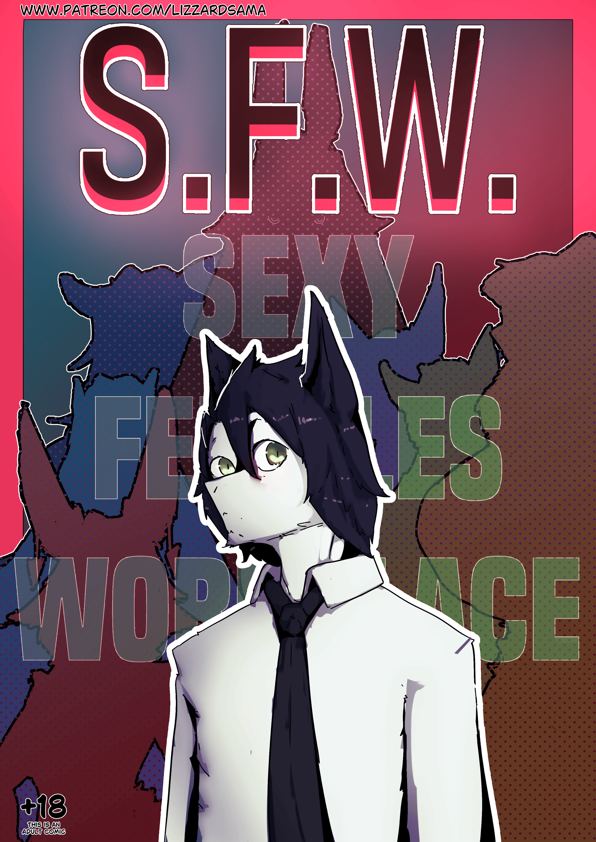 S.F.W. - adult comic cover