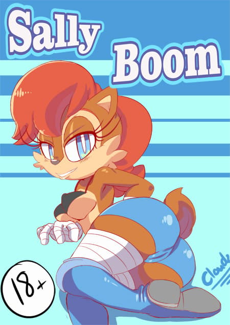 Sally Boom - adult comic cover