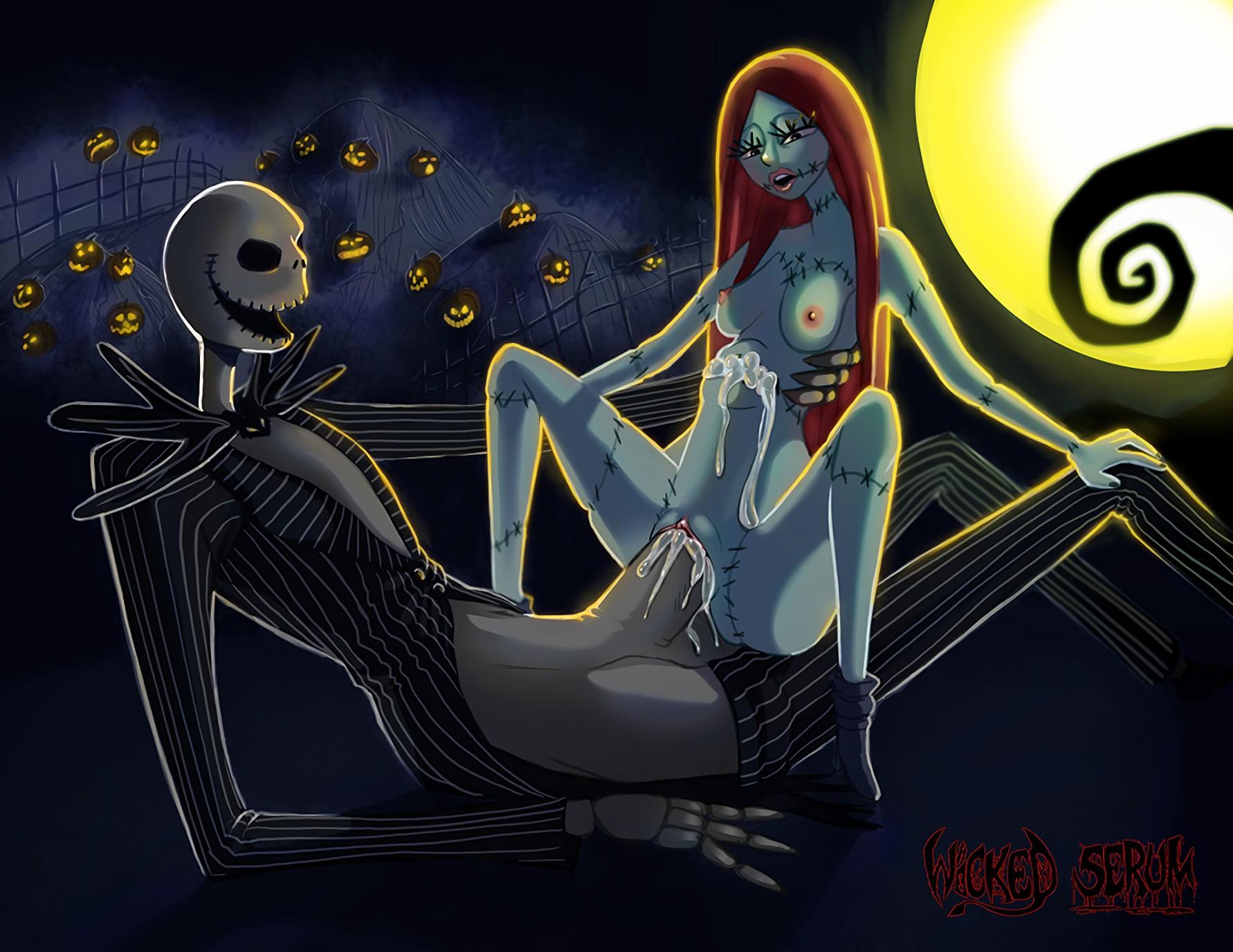 Sally x Oogie Boogie - adult comic cover