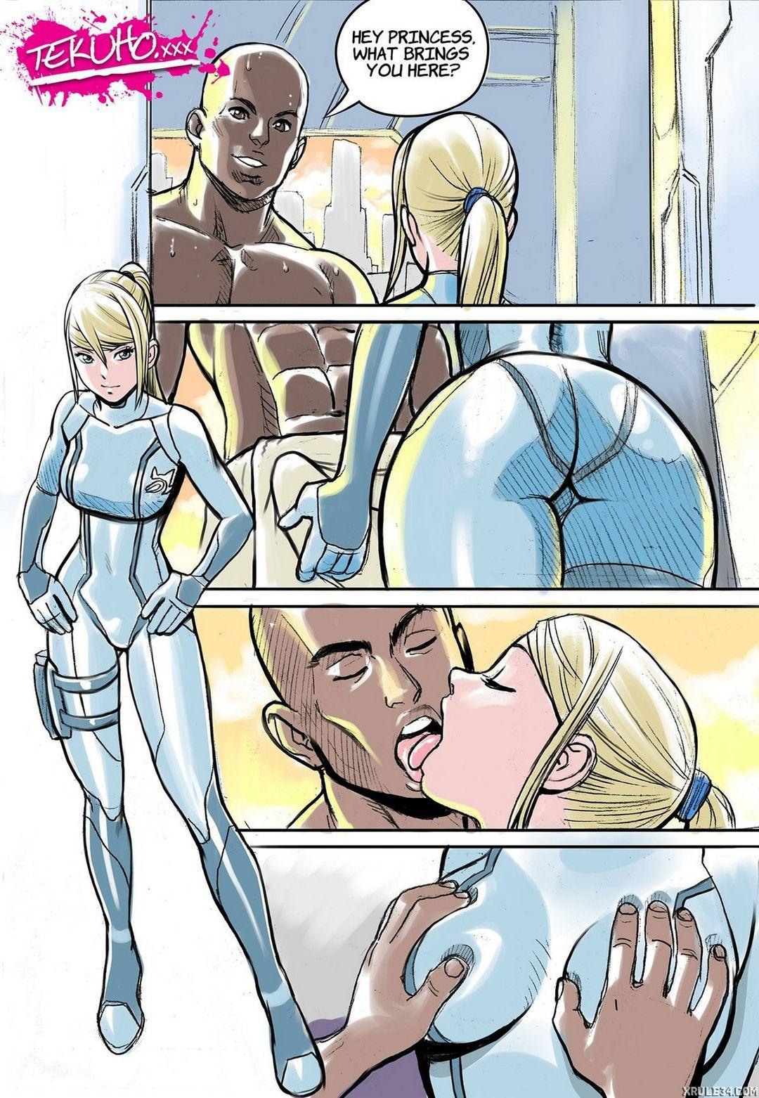 Samus XXX - adult comic cover