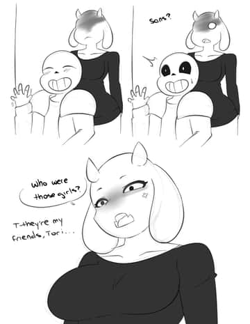 Sans x Toriel - Read free adult comic online