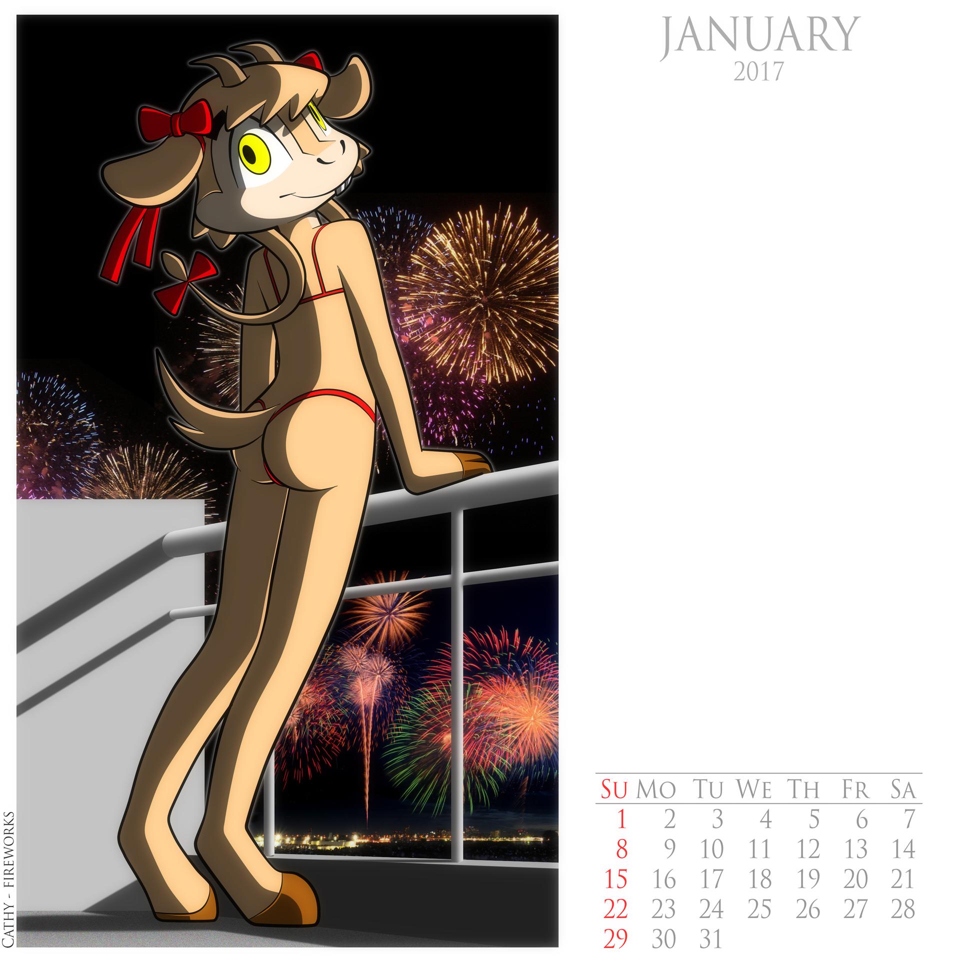 School Days Calendar 2017 - adult comic cover