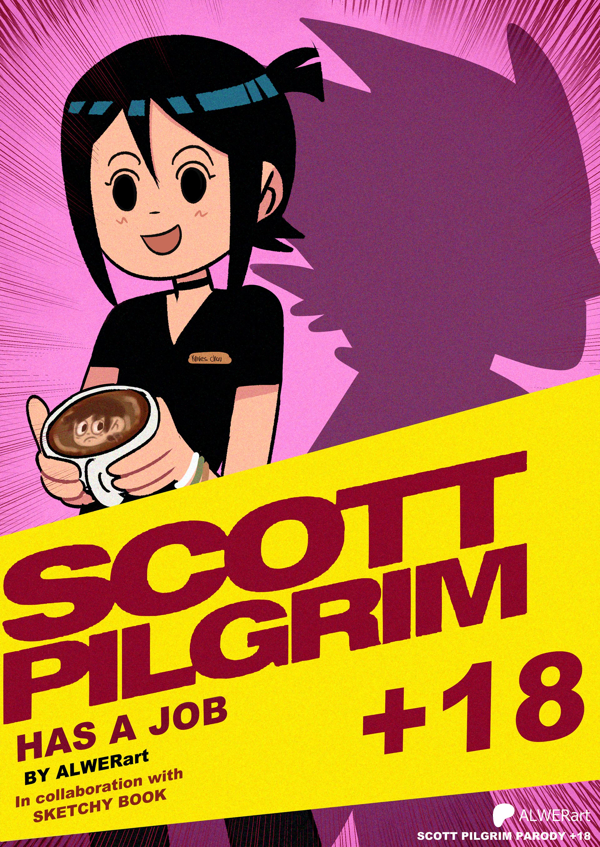 Scott Pilgrim Has a Job - adult comic cover