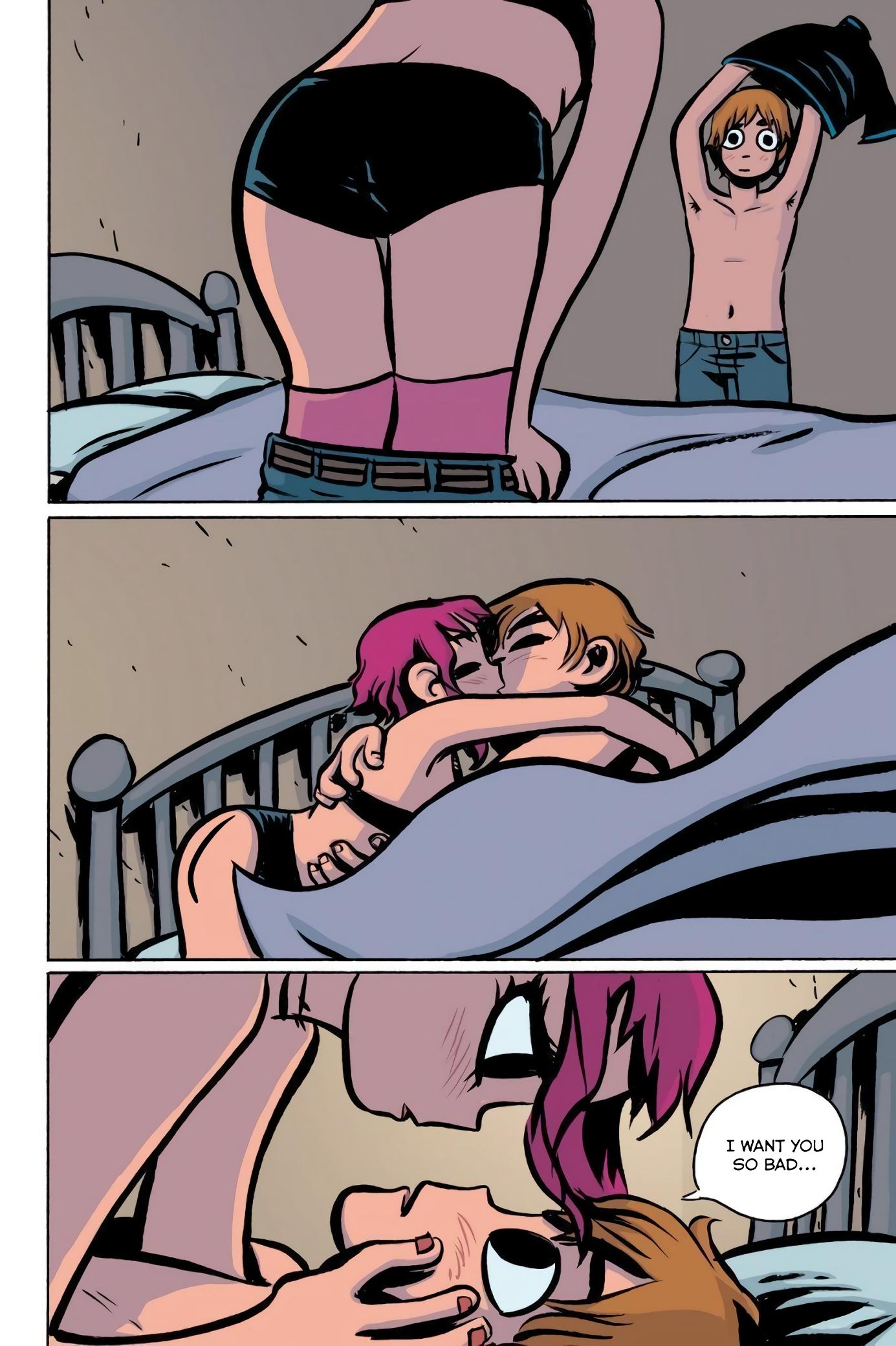 Scott Pilgrim Inbetweens and What If - adult comic cover