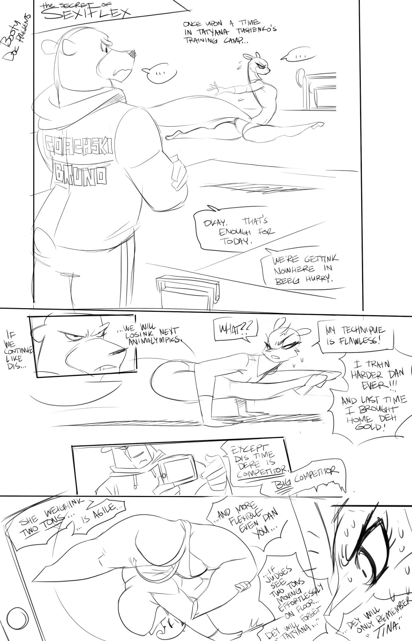 SexiFlex Training - adult comic cover