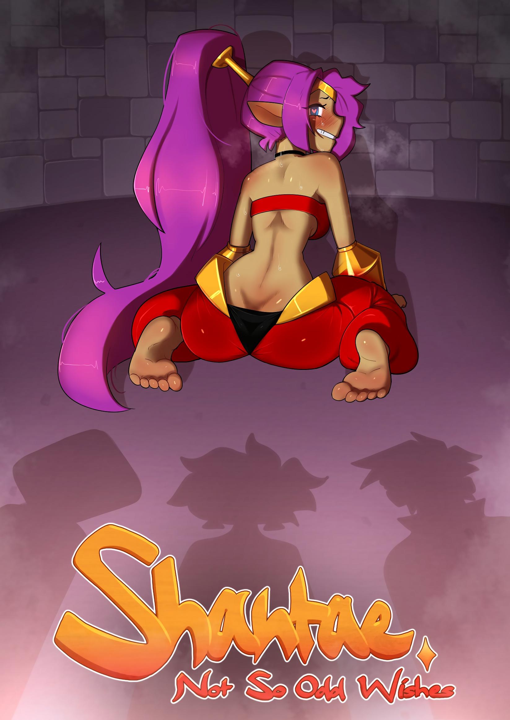 Shantae Not so Odd Wishes - adult comic cover