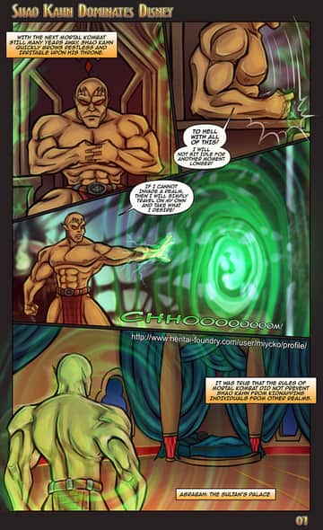 Shao Kahn Dominates Disney - Read free adult comic online